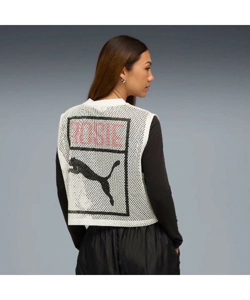 PUMA PUMA x ROSE RELAXED MESH TOP（プーマ プーマ x ロゼ リラックス