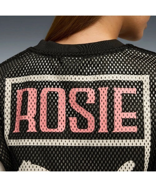 PUMA(プーマ)の「PUMA PUMA x ROSE RELAXED MESH TOP(プーマ プーマ x ロゼ リラックスド メッシュ トップ)(シャツ/ブラウス・レディース・ブラック系/ホワイト系・SMALL/MEDIUM/LARGE)」の13枚目の写真