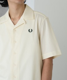 FRED PERRY(�t���b�h�y���[)�́yFRED PERRY�zCOMPRESS MESH REVERE COLLAR SH M1745(�V���c/�u���E�X)