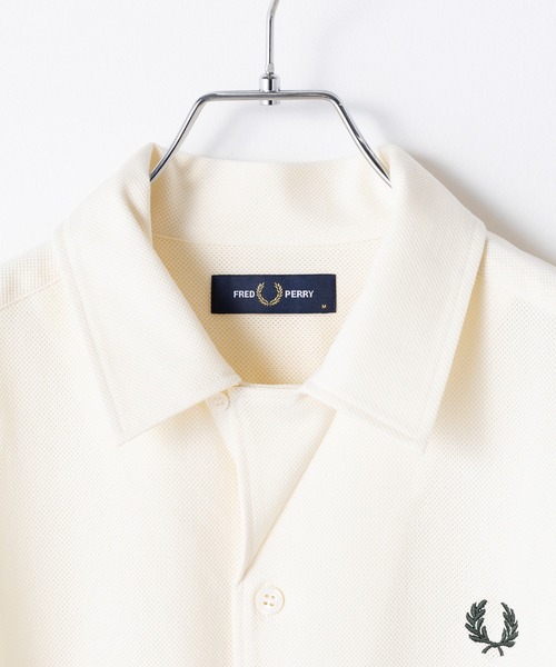 FRED PERRY（フレッドペリー）の「【FRED PERRY】COMPRESS MESH REVERE COLLAR SH M1745（シャツ/ブラウス・メンズ・ネイビー/オフホワイト/ブラック・M/S/XL/L）」の18枚目の写真