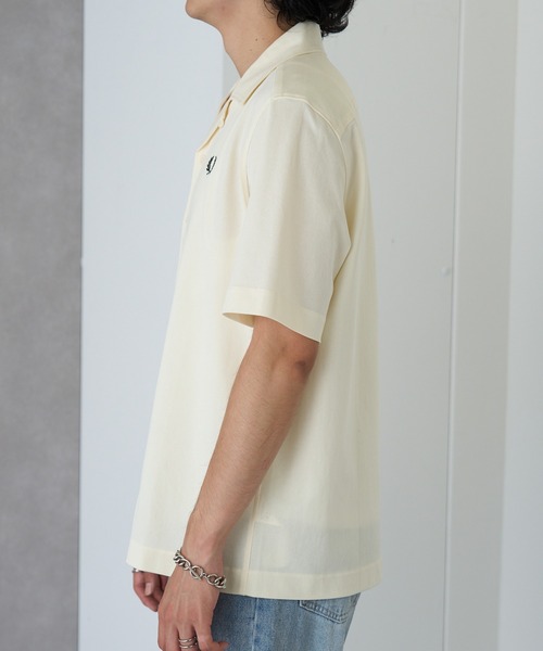 FRED PERRY(フレッドペリー)の「【FRED PERRY】COMPRESS MESH REVERE COLLAR SH M1745(シャツ/ブラウス・メンズ・ネイビー/オフホワイト/ブラック・M/S/XL/L)」の17枚目の写真
