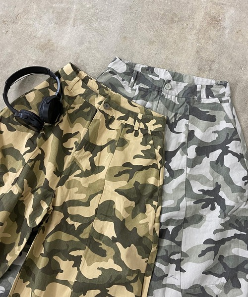 non-hedge(ノンヘッジ)の「迷彩ワイドパンツ(その他パンツ・レディース・グレー/ベージュ・S/M)」の19枚目の写真