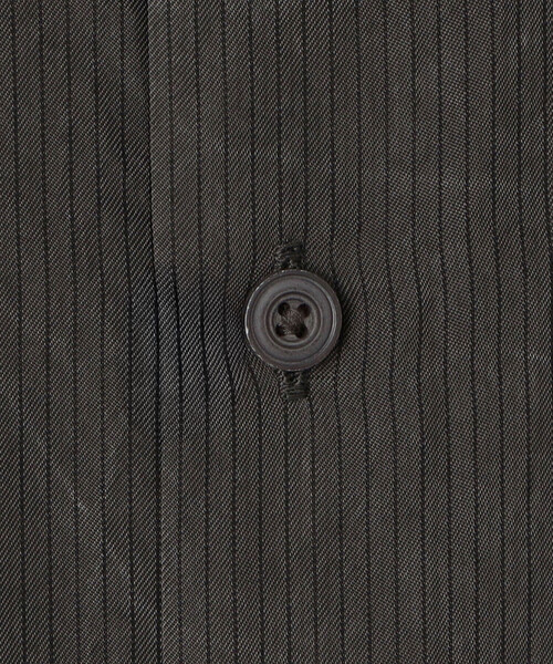 Kaptain Sunshine（キャプテン サンシャイン）の「KAPTAIN SUNSHINE | 先染めストライプ レギュラーカラー長袖シャツ MEN（シャツ/ブラウス・メンズ・チャコール・4/3）」の7枚目の写真