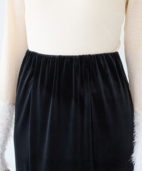 VIS(ビス)の「ベロアナロースカート(スカート・レディース・ブラック/ダークブラウン・S/M)」の14枚目の写真