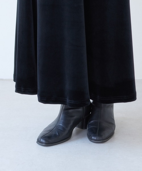 VIS(ビス)の「ベロアナロースカート(スカート・レディース・ブラック/ダークブラウン・S/M)」の15枚目の写真