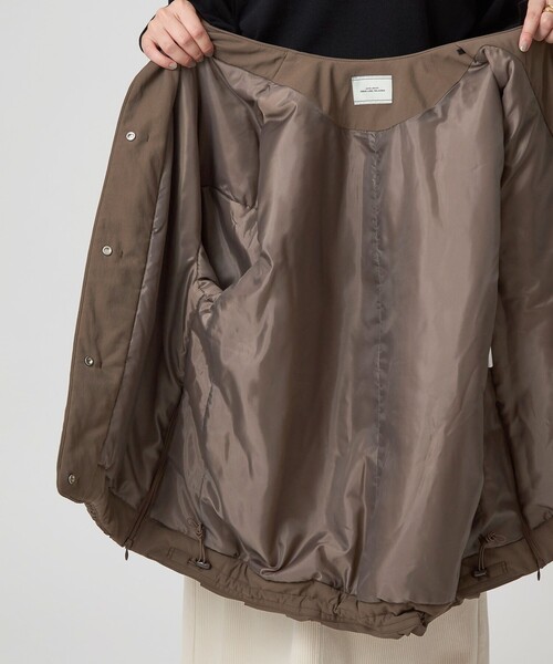 セール】［size SHORTあり］パフィー ノーカラー ブルゾン 撥水 保温性