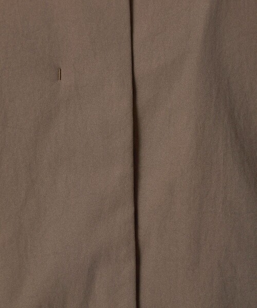 green label relaxing（グリーンレーベルリラクシング）の「［size SHORTあり］パフィー ノーカラー ブルゾン 撥水 保温性 ウォッシャブル（ブルゾン・レディース・オフホワイト/ブラック/ブラウン・SHORT/36/38）」の11枚目の写真