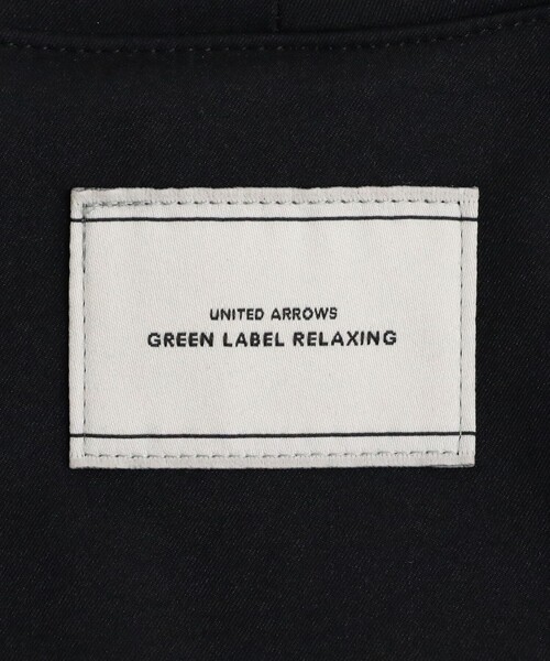 green label relaxing（グリーンレーベルリラクシング）の「［size SHORTあり］パフィー ノーカラー ブルゾン 撥水 保温性 ウォッシャブル（ブルゾン・レディース・オフホワイト/ブラック/ブラウン・SHORT/36/38）」の5枚目の写真