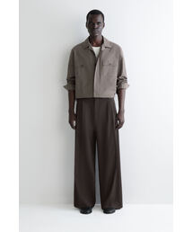 【COS】ワイドチノパンツ コットンワイドレッグチノ（チノパンツ）｜COS（コス）のファッション