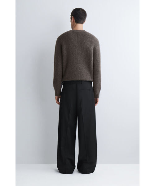 COS プリーツウールワイドレッグパンツ プリーツウールワイドレッグパンツ（スラックス）｜COS（コス）の