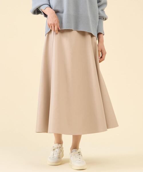 セール】フェイクレザーフレアスカート（スカート）｜martinique