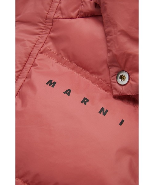MARNI（マルニ）の「キッズ パファーベスト MARNI KID（ナイロンジャケット・キッズ・ピンク・14Y/8Y/12Y/4Y/6Y/10Y）」の5枚目の写真