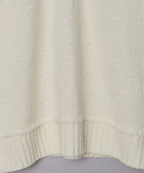 Olu.（オルドット）の「ブークレVネックニット[セットアップ可能]（ニット/セーター・レディース・ブラック/アイボリー/グレー・FREE）」の22枚目の写真