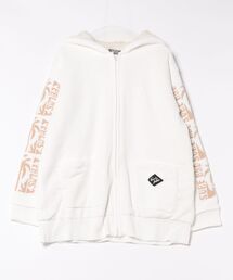 【Kahiko】SURF&Palms トムニットMEN'Sジップアップパーカー
