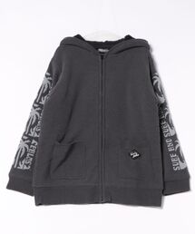 【Kahiko】SURF&Palms トムニットMEN'Sジップアップパーカー