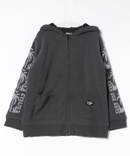 Kahiko(カヒコ)の「【Kahiko】SURF&Palms トムニットMEN'Sジップアップパーカー(その他アウター・メンズ・ネイビー/チャコール/カーキ/ホワイト・FREE)」の1枚目の写真