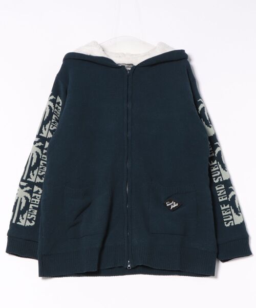 Kahiko(カヒコ)の「【Kahiko】SURF&Palms トムニットMEN'Sジップアップパーカー(その他アウター・メンズ・ネイビー/チャコール/カーキ/ホワイト・FREE)」の5枚目の写真