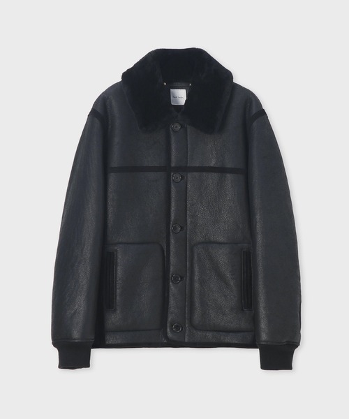 ムートンレザー ハーフブルゾン / 253123 654ZLB（その他アウター