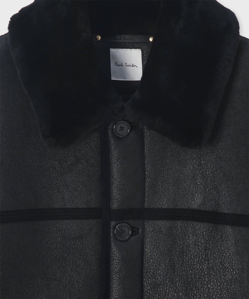 ムートンレザー ハーフブルゾン / 253123 654ZLB（ムートンコート