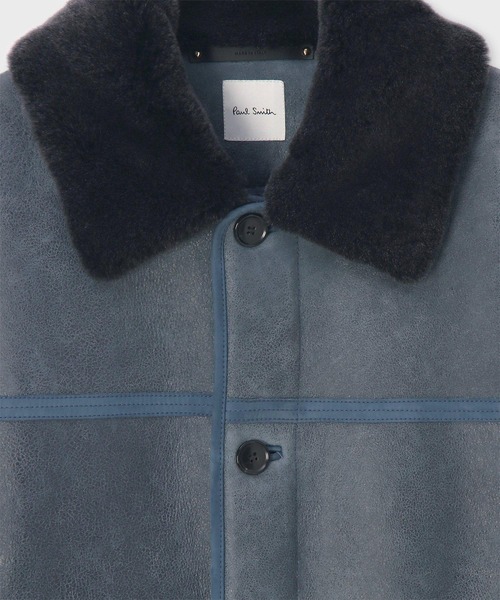 ムートンレザー ハーフブルゾン / 253123 654ZLB（ムートンコート
