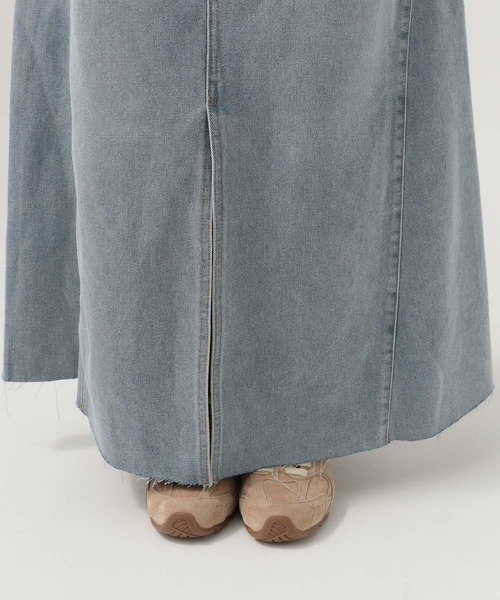 BAYFLOW（ベイフロー）の「デニムフレアスカート（スカート・レディース・サックスブルー/ブラック・FREE）」の14枚目の写真