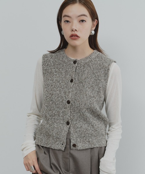 セール】メランジニットベスト（ベスト）｜DFFUR.（ディフル）の