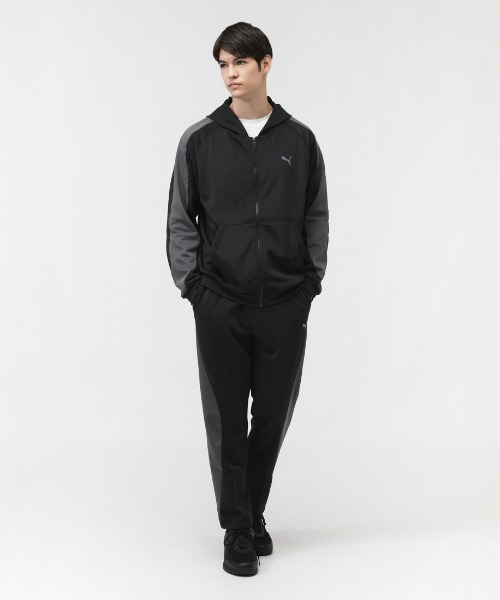 PUMA（プーマ）の「プーマ PUMA TRN EDGE ニット FZ HD（パーカー・メンズ・ブラック/グレー・M/LL/L/3L）」の8枚目の写真