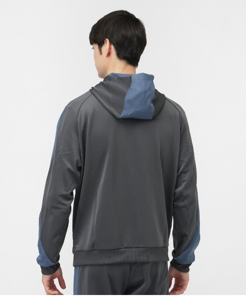 PUMA（プーマ）の「プーマ PUMA TRN EDGE ニット FZ HD（パーカー・メンズ・ブラック/グレー・M/LL/L/3L）」の3枚目の写真