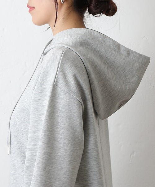 COLONY 2139（コロニートゥーワンスリーナイン）の「ダンボールパーカーワンピース（ワンピース・レディース・グレー/チャコールグレー/ブラック・FREE）」の9枚目の写真