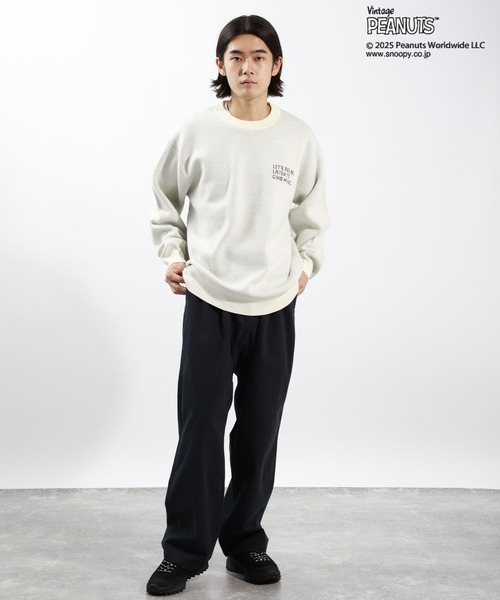 PEANUTS(ピーナッツ)の「【PEANUTS×BAYFLOW】ピーナッツアソートニット(ニット/セーター・メンズ・オレンジ/オフホワイト/ネイビー/モカ/ベージュ・MEDIUM/LARGE)」の13枚目の写真