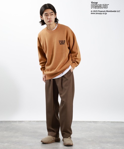 PEANUTS(ピーナッツ)の「【PEANUTS×BAYFLOW】ピーナッツアソートニット(ニット/セーター・メンズ・オレンジ/オフホワイト/ネイビー/モカ/ベージュ・MEDIUM/LARGE)」の20枚目の写真