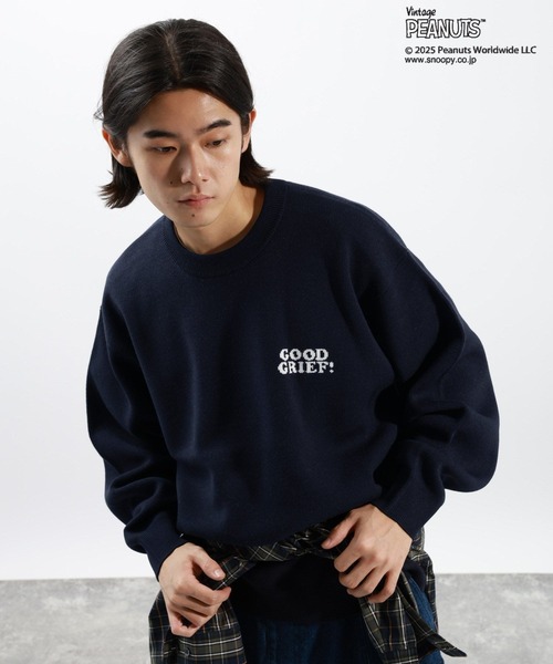 PEANUTS(ピーナッツ)の「【PEANUTS×BAYFLOW】ピーナッツアソートニット(ニット/セーター・メンズ・オレンジ/オフホワイト/ネイビー/モカ/ベージュ・MEDIUM/LARGE)」の19枚目の写真