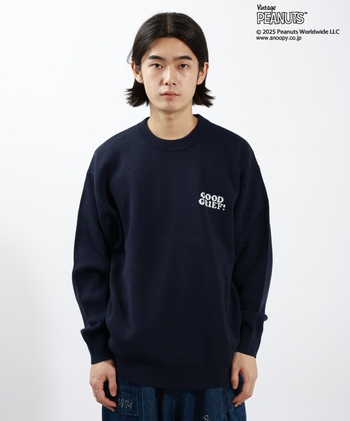 PEANUTS(ピーナッツ)の「【PEANUTS×BAYFLOW】ピーナッツアソートニット(ニット/セーター・メンズ・オレンジ/オフホワイト/ネイビー/モカ/ベージュ・MEDIUM/LARGE)」の11枚目の写真