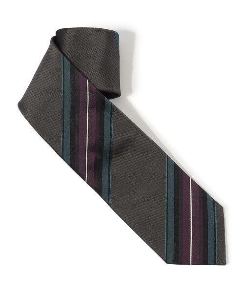 TOMORROWLAND シルクジャガード レジメンタルストライプネクタイ