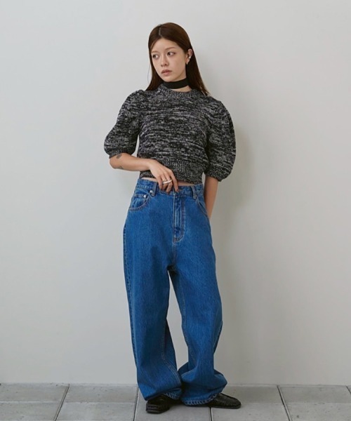 Puffsleeve Mix Knit（ニット/セーター）｜TODAYFUL（トゥデイフル）の