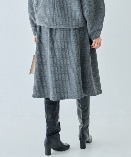 INCEDE（インシード）の「キルトタックスカート（スカート・レディース・チャコールグレー/ブラック・LL/M/L）」の20枚目の写真