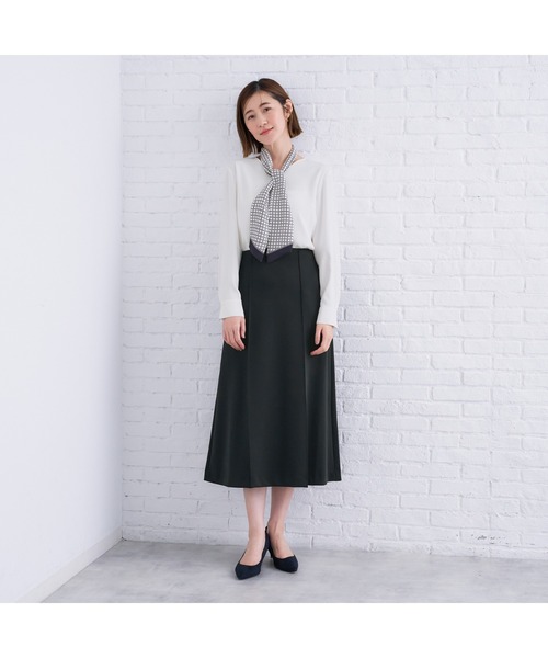 AOYAMA(アオヤマ)の「ダンボールニットフレアスカート(スカート・レディース・グレー/ネイビー・M/L)」の21枚目の写真