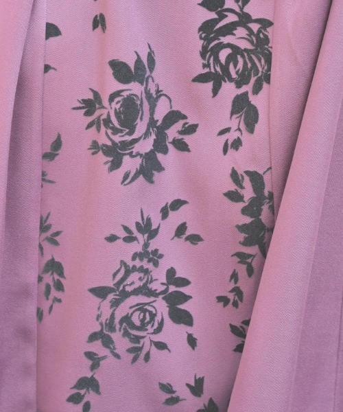 axes femme（アクシーズファム）の「編上フロッキー切替スカート（スカート・レディース・パープル/ブラック/グレー/ネイビー・FREE）」の9枚目の写真