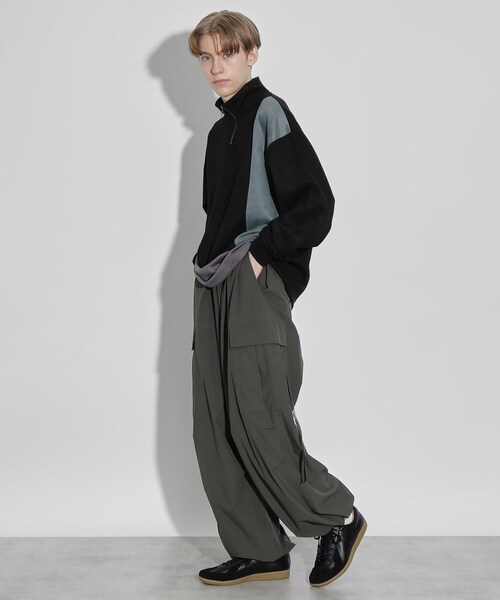 tk.TAKEO KIKUCHI（ティーケータケオキクチ）の「GERMAN TRAINER 別注レザースニーカー（スニーカー・メンズ・ブラック/ブラック系/ホワイト系9/ホワイト/ダークブラウン系・50/60/70）」の13枚目の写真