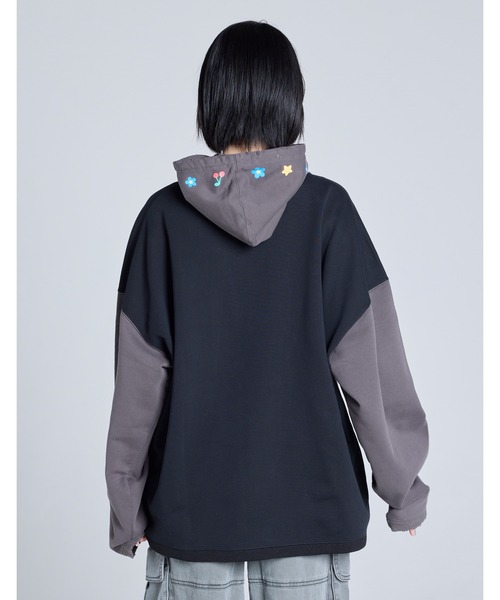 ハローキティコラボ（ハローキティコラボ）の「hello kitty x little sunny bite hoodie（パーカー・レディース・ピンク/グレー/ブラック・MEDIUM/SMALL）」の8枚目の写真