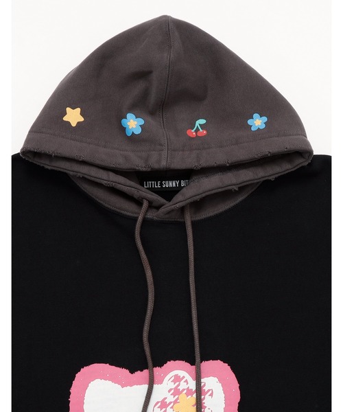 ハローキティコラボ（ハローキティコラボ）の「hello kitty x little sunny bite hoodie（パーカー・レディース・ピンク/グレー/ブラック・MEDIUM/SMALL）」の9枚目の写真