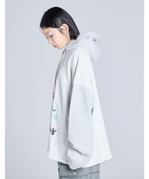 ハローキティコラボ（ハローキティコラボ）の「hello kitty x little sunny bite hoodie（パーカー・レディース・ピンク/グレー/ブラック・MEDIUM/SMALL）」の16枚目の写真