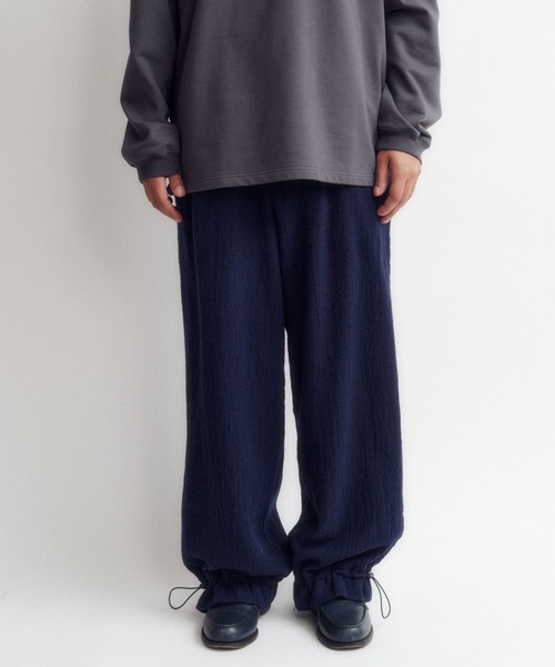 DIGAWEL(ディガウェル)の「Hem gathers pants(その他パンツ・メンズ・ネイビー/グレー系その他・2)」の6枚目の写真