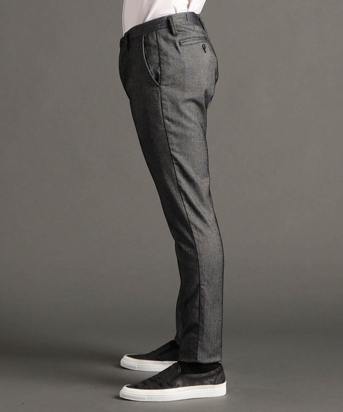 MONSIEUR NICOLE(ムッシュニコル)の「SOFTTHERMO ドビーストレッチパンツ(その他パンツ・メンズ・ネイビー/グレー/ブラック・MEDIUM/LARGE/X-LARGE/SMALL)」の8枚目の写真