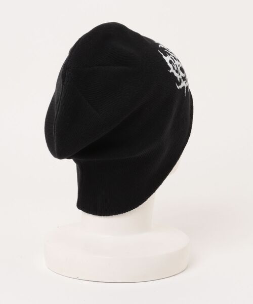 Subciety（サブサエティ）の「Single beanie-inferno-（ニットキャップ/ビーニー・メンズ・グレー/ブラック・FREE）」の3枚目の写真