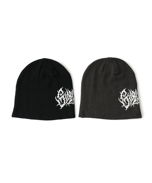 Subciety（サブサエティ）の「Single beanie-inferno-（ニットキャップ/ビーニー・メンズ・グレー/ブラック・FREE）」の4枚目の写真