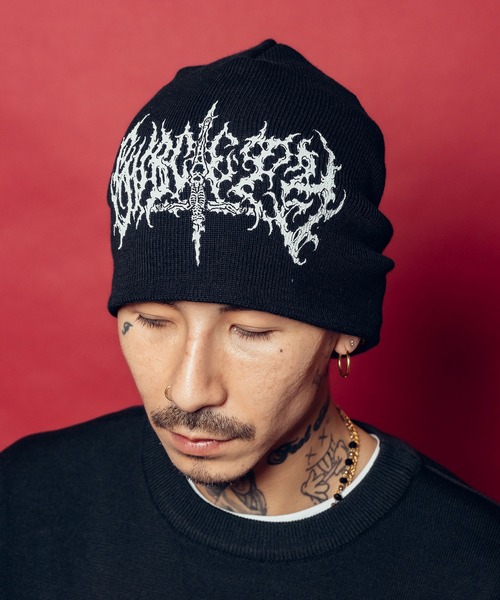 Subciety（サブサエティ）の「Single beanie-inferno-（ニットキャップ/ビーニー・メンズ・グレー/ブラック・FREE）」の12枚目の写真