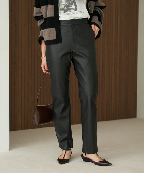 plage（プラージュ）の「Leather Like パンツ（その他パンツ・レディース・ブラック・34/36/38）」の12枚目の写真