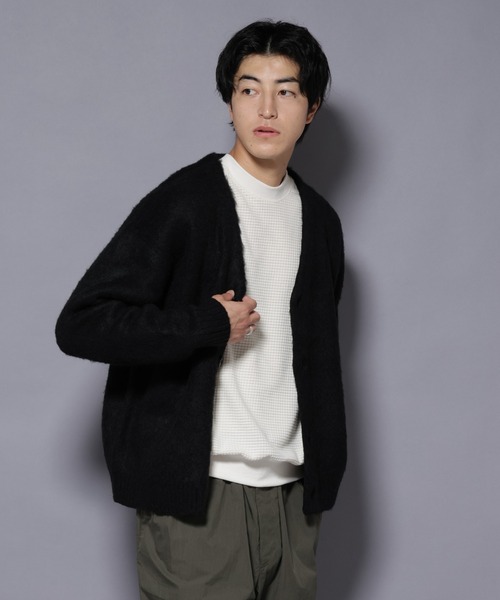 Mohair knit кардиган Cardigan — модный кардиган