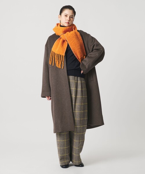 毛ナイロン ノーカラーコート（その他アウター）｜BEAUTY&YOUTH UNITED